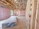 Framing and Insulation in an Unfinished Room at 1905 Old Bramble Ln # 4, Fuquay Varina, NC 27526