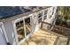 Sunny deck with sliding glass doors at 224 Hartshorn Ct, Holly Springs, NC 27540