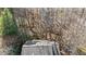 Overhead view of a grey shingled roof surrounded by trees, offering potential privacy at 224 Hartshorn Ct, Holly Springs, NC 27540