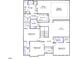 Second-floor plan featuring a primary bedroom, loft, and three additional bedrooms at 267 N Maple Walk Dr # 217, Garner, NC 27529