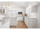 Bright, updated kitchen with granite counters, stainless appliances and modern lighting at 316 Russ Rd, Smithfield, NC 27577