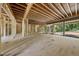 Spacious home under construction showcasing the stud framing, floor sheathing and outdoor views at 3601 Alamance Dr, Raleigh, NC 27609