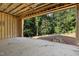 Unfinished patio provides views of the surrounding greenery at 3601 Alamance Dr, Raleigh, NC 27609