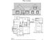 Floor plan displaying first and second floor levels, including living spaces, bedrooms, and kitchen layout at 4622 Durham Rd, Wake Forest, NC 27587