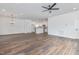 The living room features an open layout and flows into the kitchen at 620 Gilmer St, Burlington, NC 27217