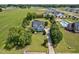 Beautifully landscaped two-story home featuring a private pool and a well-maintained front yard at 6489 Waters Edge Dr, Rocky Mount, NC 27803