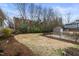 Large backyard featuring a fenced-in area and ample space for outdoor activities and landscaping at 917 S Blount St, Raleigh, NC 27601