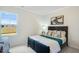 A well-lit bedroom featuring contemporary decor and a comfortable bed for a serene living space at 1236 Maple Branch Cir, Graham, NC 27253