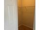 Walk-in closet with shelving for storage at 1647 Kenmore Dr, Clayton, NC 27520