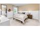 Comfortable bedroom with white decor, natural light, and stylish accents at 1748 Post Oak Dr, Haw River, NC 27258