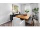Bright dining room with modern table, stylish chairs, and elegant sideboard at 1748 Post Oak Dr, Haw River, NC 27258