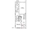 First-floor plan featuring a garage, bedroom, bathroom, porch and a covered entry at 312 Chesapeak Commons St # 144, Garner, NC 27529
