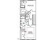 Third-floor plan featuring a primary bedroom and bathroom, as well as an additional bedroom and bath at 312 Chesapeak Commons St # 144, Garner, NC 27529