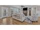 Cozy living room featuring a fireplace, built-in shelves, and comfortable seating at 3608 Buzzard Rd, Wendell, NC 27591
