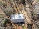 Overhead view of cabin features a silver roof, dark deck and is surrounded by trees at 365 Shawnee Dr, Louisburg, NC 27549