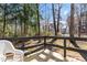 Spacious deck perfect for outdoor relaxation and enjoying the wooded views at 365 Shawnee Dr, Louisburg, NC 27549