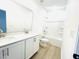 Bright bathroom featuring double vanity with modern fixtures, and a tub and shower combo at 5161 Church Rd # 17, New Hill, NC 27562