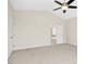 Bedroom featuring carpeted floors, a ceiling fan, and an attached bath at 618 Tart Town Rd, Dunn, NC 28334