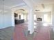 This view shows the dining area, kitchen, and living room with modern flooring and neutral colors at 618 Tart Town Rd, Dunn, NC 28334