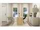Bright home office with a modern desk, stylish decor, and ample natural light at 1012 Aspen View Dr, Raleigh, NC 27610