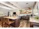 Clubhouse with bar area and seating for community use and resident recreation at 130 Ivory Ln, Raleigh, NC 27610