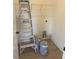 Unfinished closet with wire shelving, awaiting your personalized design and storage solutions at 190 Sage Ln # 015, Four Oaks, NC 27524