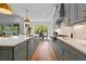 Well-appointed kitchen featuring ample counter space, stainless steel appliances, and modern cabinetry at 2325 Ballywater Lea Way, Wake Forest, NC 27587