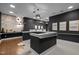 Stylish lobby area featuring a chic reception desk and contemporary interior design at 2441 Campus Shore # 402, Raleigh, NC 27606