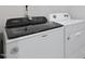 Laundry room with Whirlpool washing machine and dryer at 261 Hawksmoore Ln, Lillington, NC 27546
