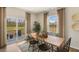 Cozy dining area with a view of the backyard and natural light at 269 Hawksmoore Ln, Lillington, NC 27546