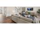 Inviting living room with hardwood floors and stylish neutral decor at 269 Hawksmoore Ln, Lillington, NC 27546