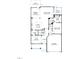 Detailed floor plan showcasing open-concept kitchen, cozy breakfast nook, formal dining, and guest suite with private bathroom at 3221 Armeria Dr, Apex, NC 27502