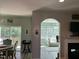 Inviting living spaces with hardwood floors, a fireplace, and access to a deck at 70 Maxwell Pl, Lillington, NC 27546
