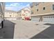 View of townhome garages in a tidy community, offering ample parking and convenient access at 10321 Sablewood Dr # 108, Raleigh, NC 27617