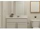 Well-lit bathroom features a vanity with ample storage and modern fixtures at 1309 Atterlee Ln # 84, Graham, NC 27253