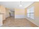 Inviting dining room with wood-look floors and natural light from the window at 1420 Springshire Ct, Raleigh, NC 27610