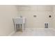 Laundry room has a utility sink and space for storage or folding at 211 Whitney Ln, Durham, NC 27713