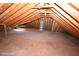 Spacious unfinished attic area showing exposed wood framework at 30 Brookside Place, Durham, NC 27705