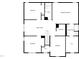 Second floor plan featuring bedrooms, bathrooms, laundry room, and walk-in closets at 405 Ganyard Farm Way, Durham, NC 27703