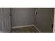Functional laundry room with hookups, flooring and convenient access from the home's interior at 4300 Mantua Way, Raleigh, NC 27604