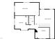 Layout of second floor featuring three bedrooms and a bathroom at 5317 Tifton Dr, Raleigh, NC 27610