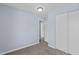 Bedroom featuring carpet flooring and a closet space at 605 Stratton Way, Durham, NC 27704