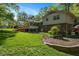 Expansive backyard featuring a spacious deck perfect for outdoor entertaining and relaxation at 6504 Brandywine Rd, Raleigh, NC 27607