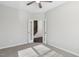 Empty bedroom with neutral carpet and french doors at 192 Springhill Ln, Garner, NC 27529