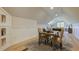 Finished attic featuring a game table and built in storage at 25 Blackhorn Ct, Pittsboro, NC 27312