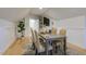 Finished attic featuring a game table, storage, and a door at 25 Blackhorn Ct, Pittsboro, NC 27312