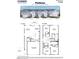 Floorplan of a four bedroom, two and a half bath, two car garage home at 251 Perseus St, Angier, NC 27501