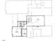 Upstairs architectural drawing displaying a game room, bedroom, bath and unfinished storage space at 328 Conner Ridge Rd, Efland, NC 27243