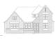 Rendering of home shows large windows, brick accents and covered entryway at 328 Conner Ridge Rd, Efland, NC 27243