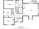 Detailed second floor plan layout featuring bedrooms, primary bath, laundry room and hall layout at 3648 Praed Pl, Fuquay Varina, NC 27526